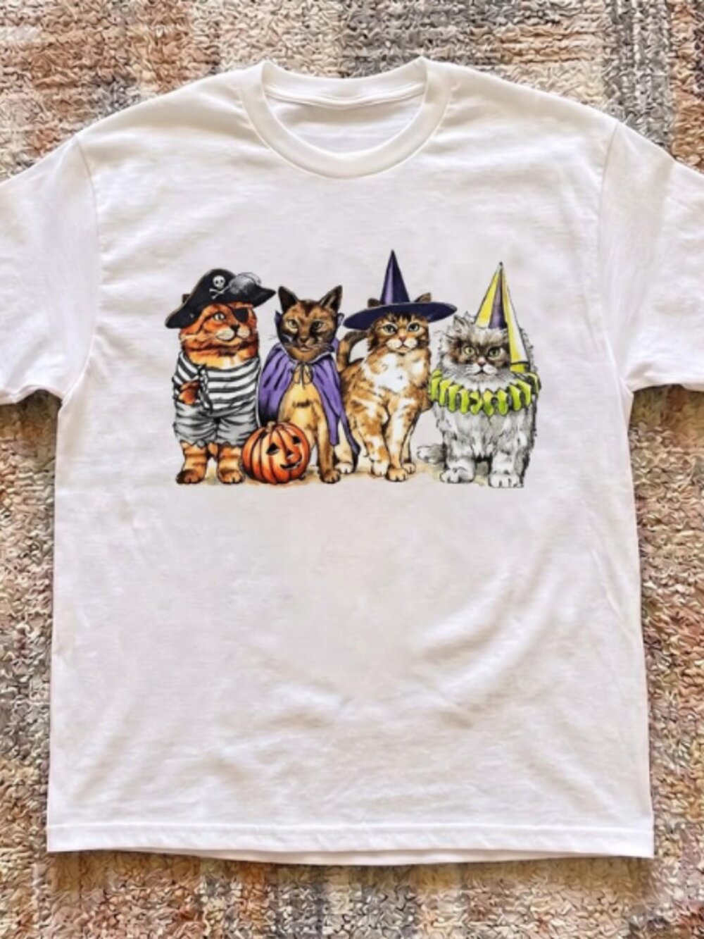 Halloween Cat oversized tee Unisex T-shirt